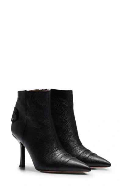 Hugo Boss Boss Vivian Pointed Toe Bootie In Black