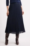 Hugo Boss Boss Vocelina Belted Pleated Midi Skirt