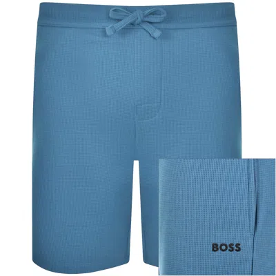 Hugo Boss Boss Waffle Shorts Blue