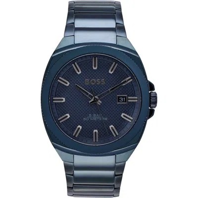 Hugo Boss Boss Walker Bracelet Watch, 41mm In Blue