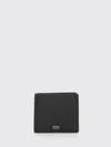 Hugo Boss Lewys Hammered-effect Wallet In Black