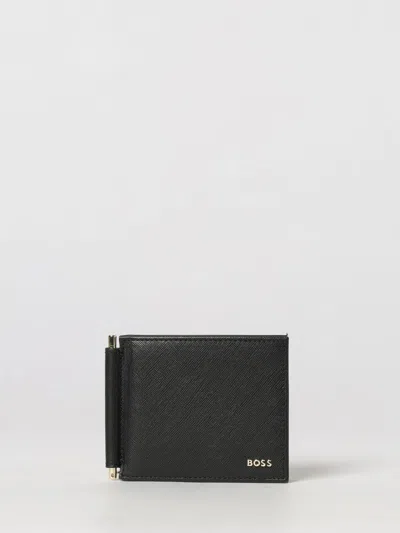 Hugo Boss Boss Wallet Men Color Black