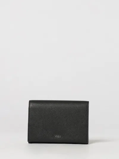 Hugo Boss Boss Wallet Men Color Black