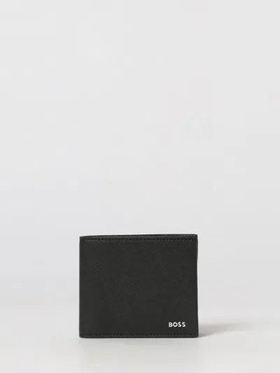 Hugo Boss Boss Wallet Men Color Black