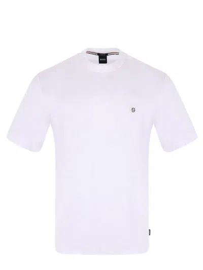 Hugo Boss Boss White Cotton T-shirt