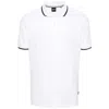 Hugo Boss Boss Parlay 190 Polo T Shirt White In Brown