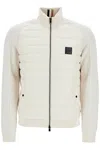Hugo Boss Regular-fit Jacket In Wool With Padded Front
