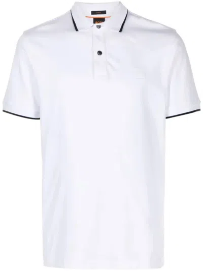 Hugo Boss Boss White T Shirt And Polo For Man 50507699
