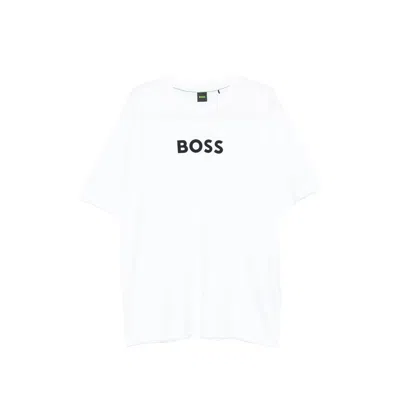Hugo Boss Boss White T-shirts & Vests - T-shirts Men In Burgundy