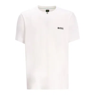 HUGO BOSS BOSS WHITE T-SHIRTS & VESTS - T-SHIRTS MEN