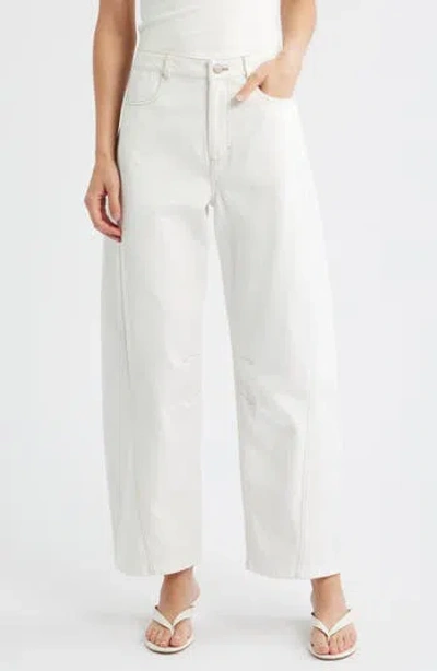 Hugo Boss Boss Wide Leg Pants In White