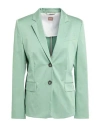 Hugo Boss Boss Woman Blazer Light Green Size 10 Cotton, Elastane