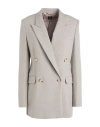 Hugo Boss Boss Woman Blazer Light Grey Size 8 Viscose, Polyester, Elastane In Grey