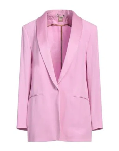 Hugo Boss Boss Woman Blazer Light Purple Size 8 Acetate, Viscose