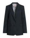 Hugo Boss Boss Woman Blazer Navy Size 6 Virgin Wool In Blue