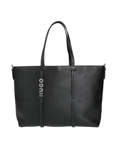 Hugo Boss Boss Woman Handbag Black Size - Recycled Polyurethane, Polyester, Polyurethane