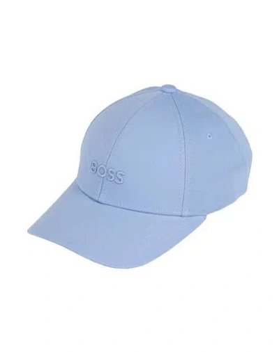 Hugo Boss Boss Woman Hat Light Blue Size Onesize Cotton