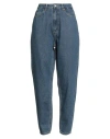 Hugo Boss Boss Woman Jeans Blue Size 28w-28l Cotton In Blue