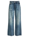 Hugo Boss Boss Woman Jeans Blue Size 29w-34l Cotton In Blue