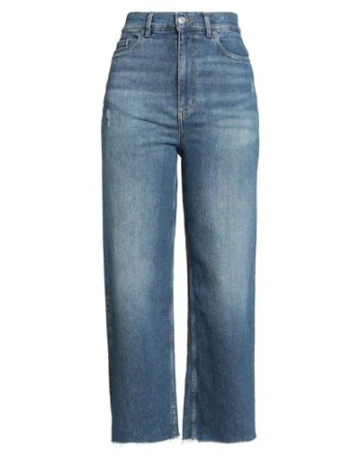 Hugo Boss Boss Woman Jeans Blue Size 30 Cotton, Elastane