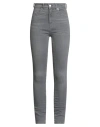 Hugo Boss Boss Woman Jeans Grey Size 29w-30l Cotton, Polyester, Elastane In Gray