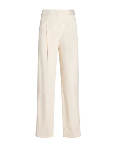 Hugo Boss Boss Woman Jeans Ivory Size 2 Cotton, Elastane In White
