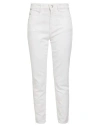 Hugo Boss Boss Woman Jeans White Size 26 Cotton, Elastomultiester, Elastane