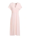 Hugo Boss Boss Woman Midi Dress Light Pink Size 8 Acetate, Viscose