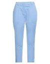 Hugo Boss Boss Woman Pants Azure Size 10 Paper, Elastane In Blue