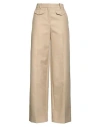 Hugo Boss Relaxed-fit Trousers In A Cotton Blend In Neutral