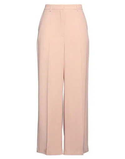 Hugo Boss Boss Woman Pants Blush Size 12 Acetate, Viscose In Pink