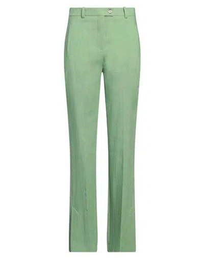 Hugo Boss Boss Woman Pants Green Size 12 Viscose, Polyester, Elastane, Cotton