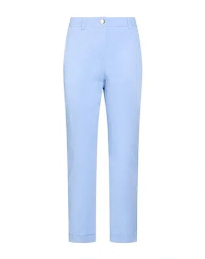 Hugo Boss Boss Woman Pants Light Blue Size 4 Cotton, Elastane