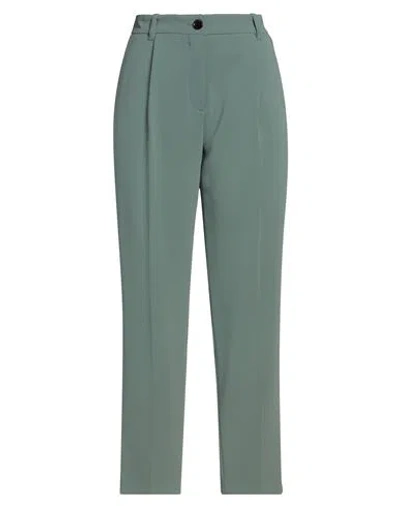 Hugo Boss Boss Woman Pants Light Green Size 6 Triacetate, Polyester