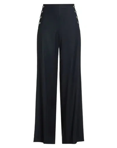 Hugo Boss Boss Woman Pants Midnight Blue Size 6 Virgin Wool, Elastane