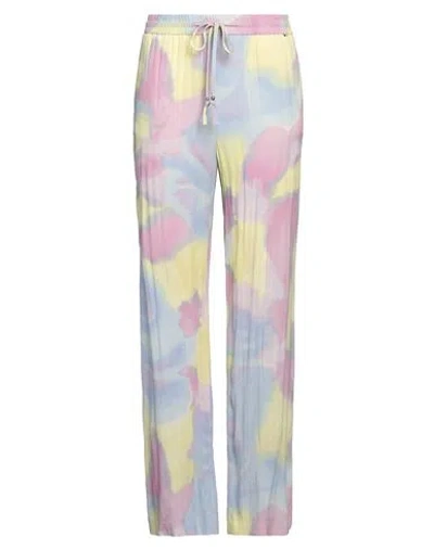 Hugo Boss Boss Woman Pants Pastel Yellow Size 6 Viscose