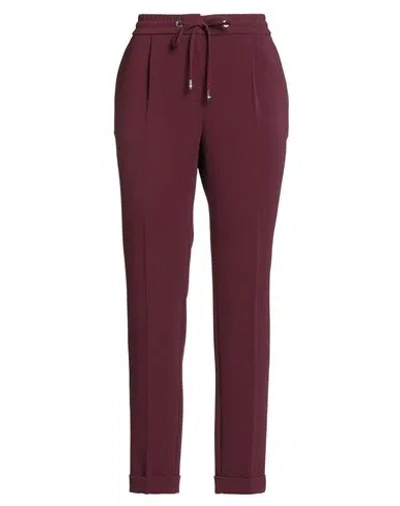 Hugo Boss Boss Woman Pants Plum Size 8 Triacetate, Polyester