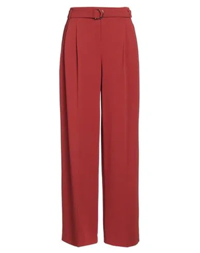 Hugo Boss Crepe Drawstring Straight-fit Trousers In Red