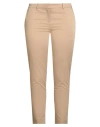 Hugo Boss Boss Woman Pants Sand Size 12 Cotton, Elastane In Neutral