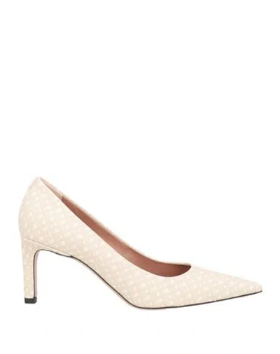 Hugo Boss Boss Woman Pumps Beige Size 11 Textile Fibers