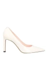Hugo Boss Boss Woman Pumps Ivory Size 9 Soft Leather In White