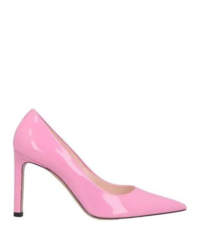 Hugo Boss Boss Woman Pumps Pink Size 6 Soft Leather