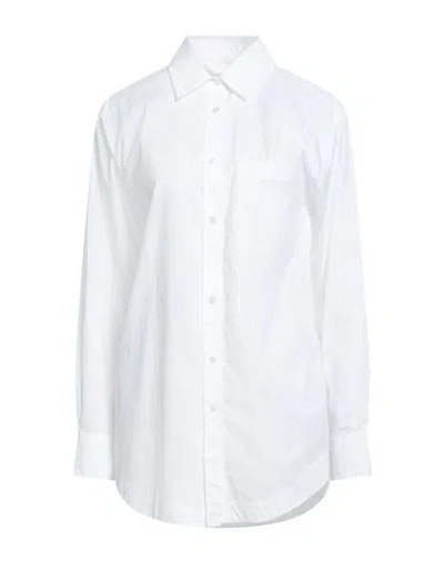 Hugo Boss Boss Woman Shirt White Size 8 Cotton