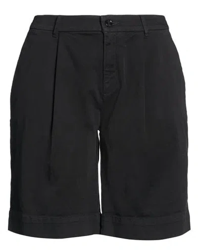 Hugo Boss Boss Woman Shorts & Bermuda Shorts Black Size 10 Cotton, Elastane