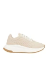 Hugo Boss Boss Woman Sneakers Light Grey Size 7 Leather In Neutral
