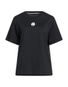 Hugo Boss Boss Woman T-shirt Black Size L Cotton, Elastane