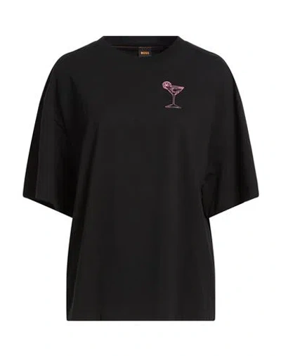 Hugo Boss Boss Woman T-shirt Black Size M Cotton