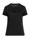 Hugo Boss Boss Woman T-shirt Black Size S Cotton In Black