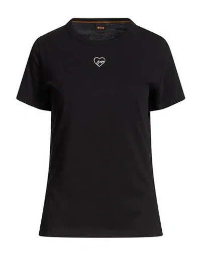 Hugo Boss Boss Woman T-shirt Black Size S Cotton