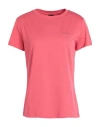 Hugo Boss Boss Woman T-shirt Coral Size Xl Cotton In Strawberry